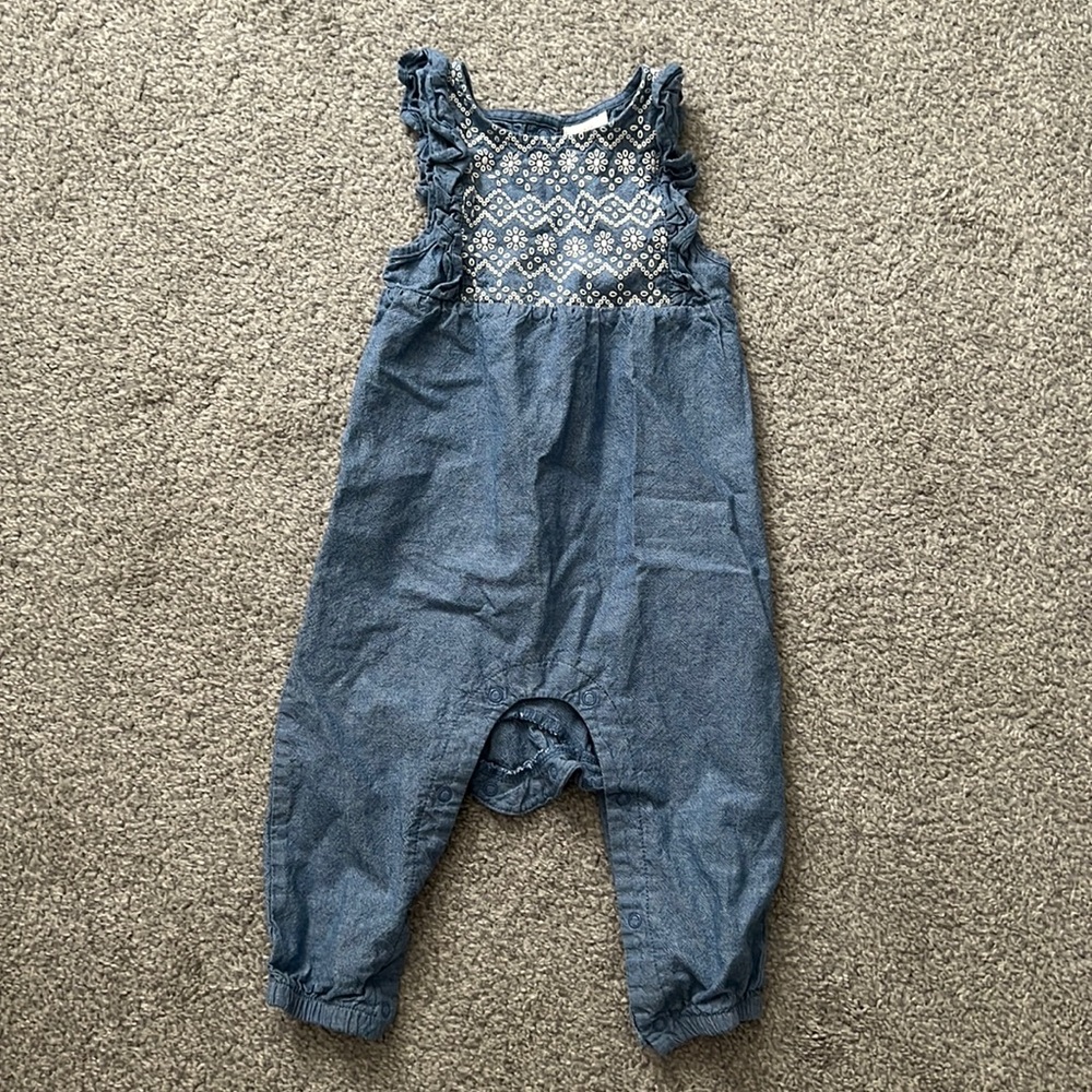 Cat & Jack chambray romper